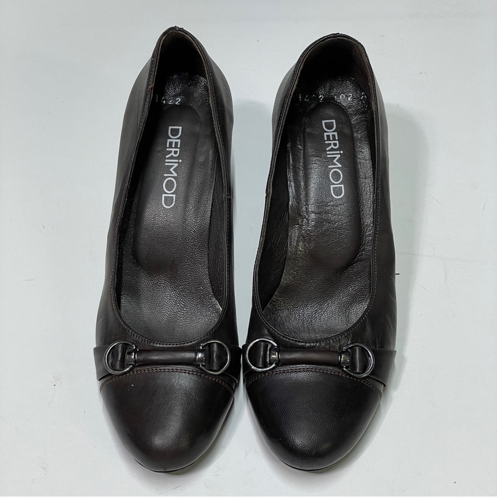 Derimon leather short heels woman’s